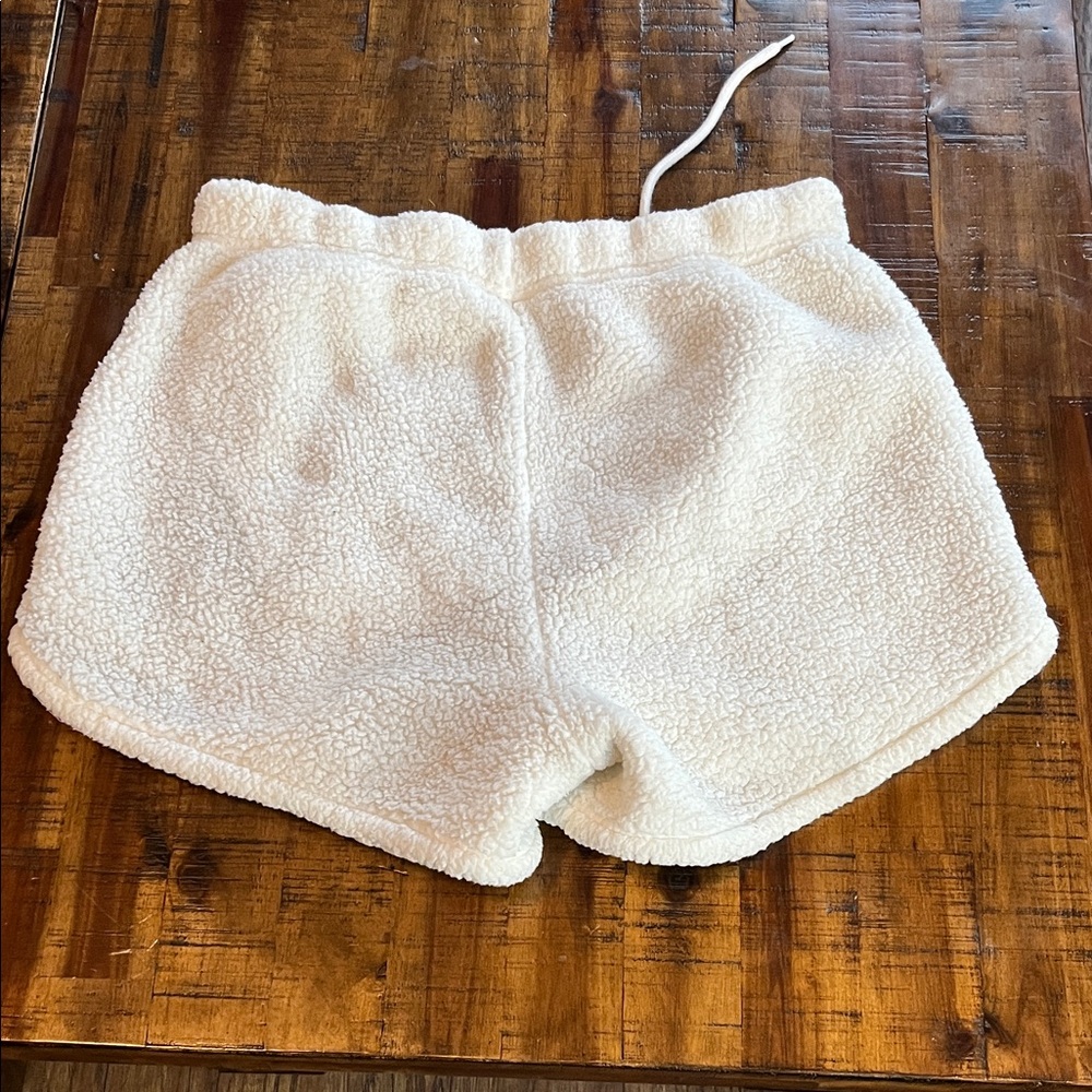 Gilly Hicks Cream Fleece Hoodie and Shorts Set - Picture 11 of 11